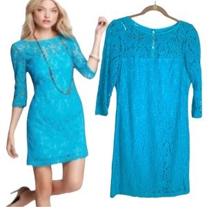 Trina‎ Turk Crochet Lace shift dress . Sz4 NWOT